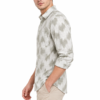 Abstract Light Green Printed Casual Shirt for Men - Thumbnail Image 2