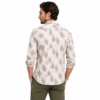 Abstract Light Brown Printed Casual Shirt for Men - Thumbnail Image 3