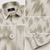Abstract Light Green Printed Casual Shirt for Men - Thumbnail Image 7