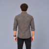 Geometric Black Printed Casual Shirt for Men - Thumbnail Image 3