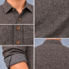 Geometric Black Printed Casual Shirt for Men - Thumbnail Image 7