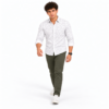 White Brushstroke Printed Casual Shirt for Men - Thumbnail Image 5