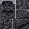 Black Brushstroke Printed Casual Shirt for Men - Thumbnail Image 7