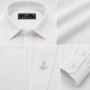 Plain White Formal Shirt for Men - Thumbnail Image 7