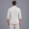 Grey Colour Printed Casual Shirt for Men - Thumbnail Image 3