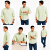 Pista Plain Formal Shirt for Men - Thumbnail Image 6