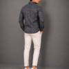 Black Printed Casual Shirt for Men - Thumbnail Image 2