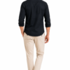 Black Plain Formal Shirt for Men - Thumbnail Image 3