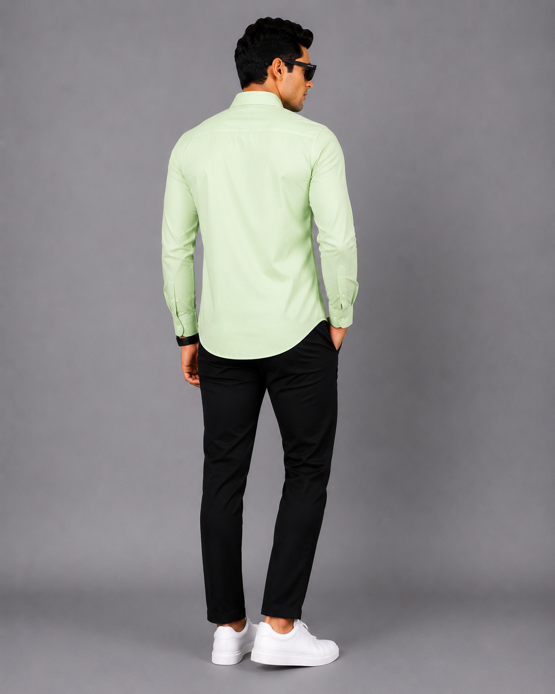Pista Color Plain Formal Shirt for Men - Image 3