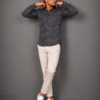 Black Printed Casual Shirt for Men - Thumbnail Image 6