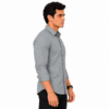 Grey Self check Shirt for Men - Thumbnail Image 2