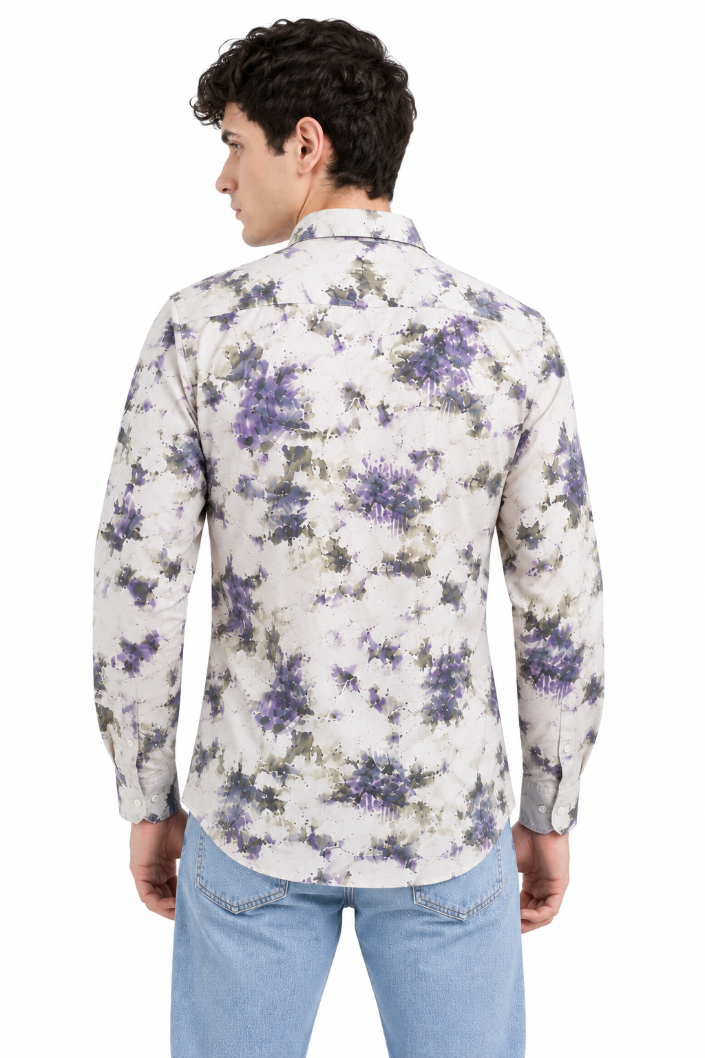 Abstract Printed Casual Shirt for Men - Image 3