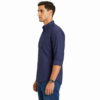 Blue Geometric Printed Casual Shirt for Men - Thumbnail Image 3