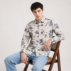 Abstract Printed Casual Shirt for Men - Thumbnail Image 4