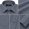 Blue Geometric Printed Casual Shirt for Men - Thumbnail Image 7