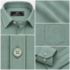 Green Self check Shirt for Men - Thumbnail Image 7