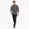 Abstract Leaf Printed Casual Shirt for Men - Thumbnail Image 5