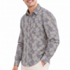 Grey Floral Printed Casual Shirt for Men - Thumbnail Image 2